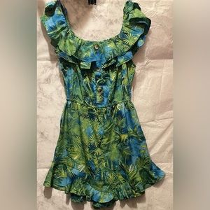 Boohoo Tall Woman’s Shorts Romper sz 6